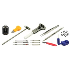 ZESTAW ZEGARMISTRZOWSKI E-DURABLE NARZĘDZIA DO ZEGARK&Oacute;W 14 ELEMENT&Oacute;W W ETUI