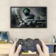 PAD BEZPRZEWODOWY GAMEPAD ANDROID Z ADAPTEREM USB CZARNY 2.4GHZ