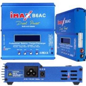 IMAX B6AC ŁADOWARKA UNIWERSALNA Z WBUDOWANYM ZASILACZEM I 4 PRZEJŚCI&Oacute;WKAMI