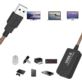 PRZEDŁUŻACZ USB 10M USB 2.0 AKTYWNY CZARNY