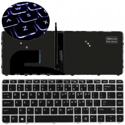 KLAWIATURA HP ELITEBOOK 840 G3 840 G4 745 G3 745 G4 836308-031 SREBRNA RAMKA Z PODŚWIETLENIEM