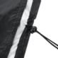 POKROWIEC NA MEBLE OGRODOWE GRILLA 123x123x74 CM CZARNY