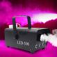 MASZYNA DO DYMU LED-500 Z 3 DIODAMI LED I PILOTEM + PŁYN 1 LITR