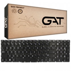 KLAWIATURA DO HP 250 G6 255 G6 15S-EQ 15S-FQ LED PODŚWIETLANA BEZ RAMKI CZARNA BŁYSZCZĄCA - Klawiatury do laptopów