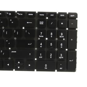 KLAWIATURA DO HP 250 G6 255 G6 15S-EQ 15S-FQ LED PODŚWIETLANA BEZ RAMKI CZARNA BŁYSZCZĄCA - Klawiatury do laptop&oacute;w