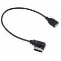 ADAPTER AMI MMI MDI DO USB AUDI VOLKSWAGEN SKODA SEAT PRZEJŚCIÓWKA KABEL