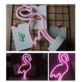 LAMPKA FLAMING LED NEON Z PODSTAWKĄ I KABLEM USB