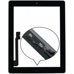 DIGITIZER DOTYK APPLE IPAD 4 A1458 A1459 A1460 IPAD 3 A1403 A1416 A1430 CZARNY Z KLEJEM