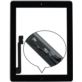 DIGITIZER DOTYK APPLE IPAD 4 A1458 A1459 A1460 IPAD 3 A1403 A1416 A1430 CZARNY Z KLEJEM