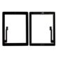 DIGITIZER DOTYK IPAD 3 IPAD 4 CZARNY Z PRZYCISKIEM HOME I KLEJEM A1403 A1416 A1430 A1458 A1459 A1460