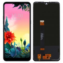 WYŚWIETLACZ Z DIGITIZEREM LG K50S LMX540EMW LM-X540 CZARNY FULL SET
