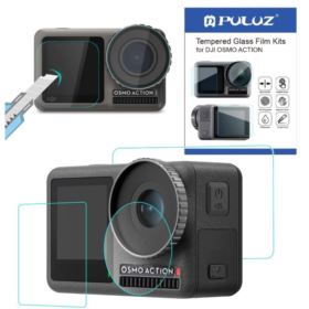 SZKŁA HARTOWANE DO DJI OSMO ACTION PULUZ PRZ&Oacute;D I TYŁ
