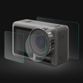 SZKŁA HARTOWANE DO DJI OSMO ACTION PULUZ PRZ&Oacute;D I TYŁ