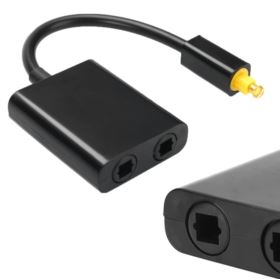 SWITCH TOSLINK SPDIF 1X2 OPTYCZNY CZARNY