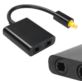 SWITCH TOSLINK SPDIF 1X2 OPTYCZNY CZARNY