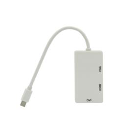 PRZEJŚCI&Oacute;WKA KONWERTER ADAPTER Z MINI DISPLAYPORT DO HDMI DVI VGA
