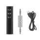 TRANSMITER BLUETOOTH AUDIO MINI JACK 3,5MM Z MIKROFONEM CZARNY