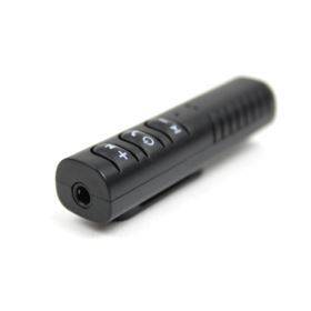 TRANSMITER BLUETOOTH AUDIO MINI JACK 3,5MM Z MIKROFONEM CZARNY