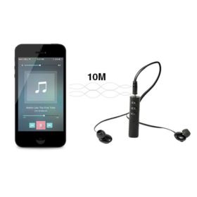 TRANSMITER BLUETOOTH AUDIO MINI JACK 3,5MM Z MIKROFONEM CZARNY