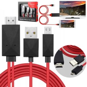 ADAPTER KABEL PRZEW&Oacute;D MHL MICRO USB HDMI
