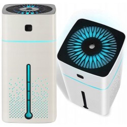 NAWILŻACZ POWIETRZA AIR PURIFIER Z PODŚWIETLENIEM LED 1000ML BIAŁY