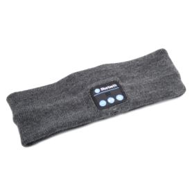 OPASKA ZE SŁUCHAWKAMI BLUETOOTH NA GŁOWĘ CIEMNO SZARA SPORTOWA