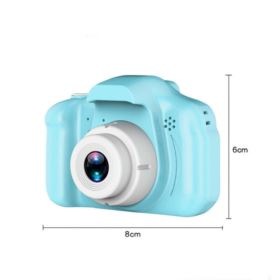 APARAT FOTOGRAFICZNY DLA DZIECI C3-B NIEBIESKI Z KABLEM USB I SMYCZĄ