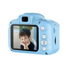 APARAT FOTOGRAFICZNY DLA DZIECI C3-B NIEBIESKI Z KABLEM USB I SMYCZĄ
