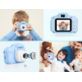 APARAT FOTOGRAFICZNY DLA DZIECI C3-B NIEBIESKI Z KABLEM USB I SMYCZĄ