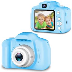 APARAT FOTOGRAFICZNY DLA DZIECI C3-B NIEBIESKI Z KABLEM USB I SMYCZĄ