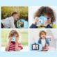 APARAT FOTOGRAFICZNY DLA DZIECI C3-B NIEBIESKI Z KABLEM USB I SMYCZĄ