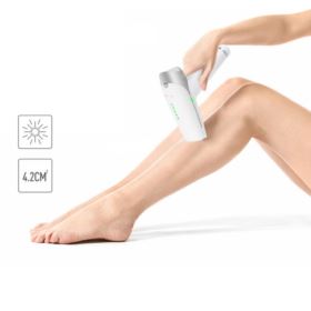 DEPILATOR LASEROWY LANGSTAR T009 Z ZASILACZEM I OKULARAMI OCHRONNYMI BIAŁY