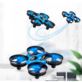 MOTORÓWKA ZDALNIE STEROWANA Z DRONEM 3w1 JJRC TERZETTO CZARNO-NIEBIESKA