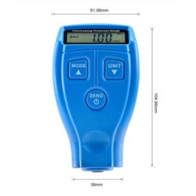 MIERNIK GRUBOŚCI LAKIERU BENETECH GM200A Z PR&Oacute;BNIKAMI DO KALIBRACJI NIEBIESKI