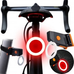 LAMPKA LED DO ROWERU CZERWONA OKRĄGŁA TYLNA