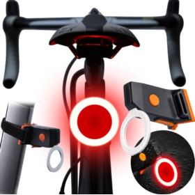 LAMPKA LED DO ROWERU CZERWONA OKRĄGŁA TYLNA