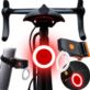 LAMPKA LED DO ROWERU CZERWONA OKRĄGŁA TYLNA