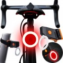LAMPKA LED DO ROWERU CZERWONA OKRĄGŁA TYLNA