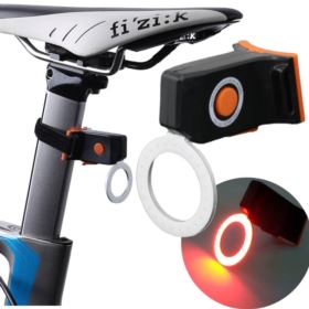 LAMPKA LED DO ROWERU CZERWONA OKRĄGŁA TYLNA