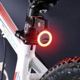 LAMPKA LED DO ROWERU CZERWONA OKRĄGŁA TYLNA