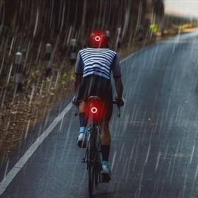 LAMPKA LED DO ROWERU CZERWONA OKRĄGŁA TYLNA