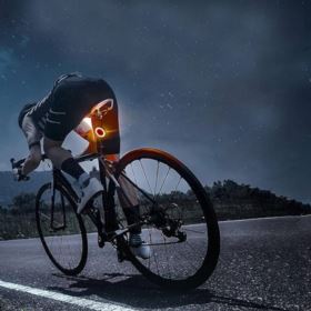 LAMPKA LED DO ROWERU CZERWONA OKRĄGŁA TYLNA