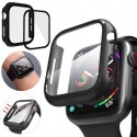 ETUI DO APPLE WATCH 5 6 SE 4 SZKŁO HARTOWANE 44MM CZARNE