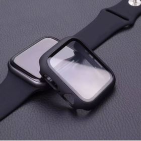 ETUI DO APPLE WATCH 5 6 SE 4 SZKŁO HARTOWANE 44MM CZARNE