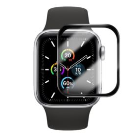 ETUI DO APPLE WATCH 5 6 SE 4 SZKŁO HARTOWANE 44MM CZARNE