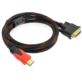 ADAPTER KONWERTER HDMI DVI 24+1 CZERWONY 1,5M - Kable i USB adaptery