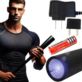 LATARKA KIJ BEJSBOLOWY LED CREE XM Q5 Z AKUMULATOREM 6800MAH CZARNA