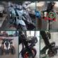 LAMPA MOTOCYKLOWA REFLEKTOR LED CREE U7 CZERWONY RING