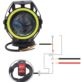 LAMPA MOTOCYKLOWA REFLEKTOR LED CREE U7 CZERWONY RING