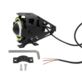 LAMPA MOTOCYKLOWA REFLEKTOR LED CREE U7 CZERWONY RING